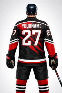 Nouveau Maillot de Hockey sur Glace Unisexe 2026 Style Personnalisé pour Joueurs Professionnels en Polyester Respirant Séchage Rapide Haute Qualité Coupe Ample 220g - Product Image 5