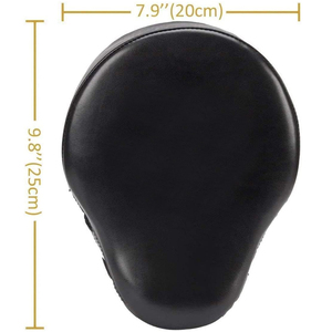 แผ่นรองมือชกมวยแบบโค้ง ทำจากหนังแท้ พร้อมสายรัดปรับได้ สำหรับฝึกซ้อม MMA - Product Image 2
