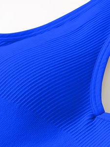 Female Seamless <b>Low</b> <b>Back</b> Gym <b>Bra</b> High Elasticity Workout Tank Wide Ribbed Hem Band Training Active Wear Manufacturing - Product Image 5