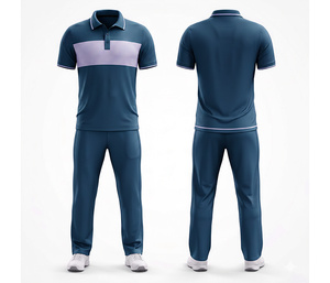 Professional Team <b>Cricket</b> Uniform Manufacturer | Men Women Youth <b>Cricket</b> Wears Polo Shirt and Trouser Full Team - Product Image 5