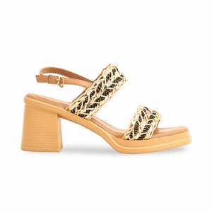 Sandale à talon formel noire pour femme PU0457 - Product Image 4