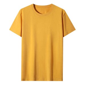 Camiseta de Algodón Lisa para Hombre, Transpirable, Suave, Ligera, Cómoda, Informal, para Uso Diario, Esencial para el Verano - Product Image 4