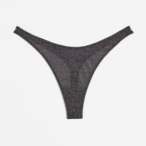 Customized Logo Custom <b>Thongs</b> Panties for Women New Styles Breathable <b>Seamless</b> Cotton French Terry Shorts Summer - Product Image 1