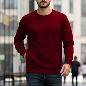Sudadera de punto informal para hombre, de algodón de 380 g, con cuello alto, a cuadros, con cremallera, de secado rápido, manga regular, para otoño - Product Image 4