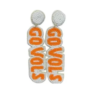 Pendientes de cuentas de semillas con forma de rodaja de naranja TEDDY, multicolor, bordados, hechos a mano, de alta calidad, a la moda - Product Image 5