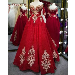 Elegant Designer Caftan <b>Dress</b> for Women Wedding <b>Kaftan</b> Crystal Glass Beads Stone Work Embellished Outfit - Product Image 5