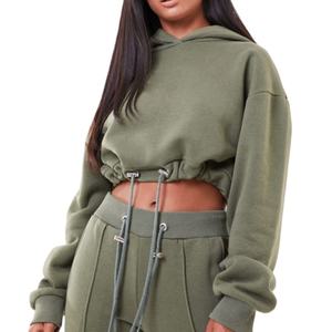 เสื้อสเวตเตอร์สำหรับผู้หญิงเสื้อฮู้ดแบบสวมหัวผ้าฝ้าย100% พิมพ์ลายบนหน้าจอขนาดใหญ่แบบหนา - Product Image 1