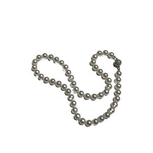 Collar de Perlas con Imán de Circonio para Mujer, Estilo Retro de Lujo Ligero, Temperamento Sencillo, Versátil, Cadena para Suéter, Collar Delicado - Product Image 5