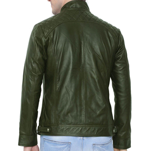 New Stitched <b>Men</b> <b>Leather</b> <b>Jacket</b> Fully customized Anti wrinkle Breathable High Quality <b>Men</b> <b>Leather</b> <b>jacket</b> for <b>men</b> - Product Image 2