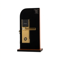 Serrure de porte intelligente pour hôtel Gold TES 301SB avec RFID pour système de contrôle d'accès par mot de passe et carte - Serrure numérique sécurisée