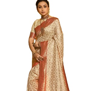 Beautiful Silk Banarasi Sarees with Zari Weaving Party Style All Seasons for Wholesale - Product Image 3