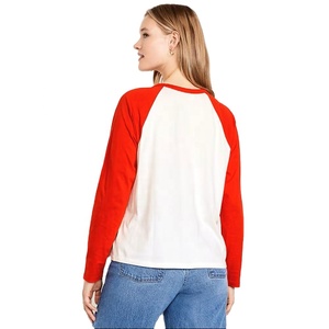 Top Choice Custom Design High Quality Casual Raglan Long Sleeves <b>Shirts</b> Cotton Screen Print Any Size Rib <b>Collar</b> <b>T</b>-<b>shirts</b> for Men - Product Image 3