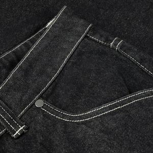 Comfortable <b>Men</b> Casual Baggy <b>Jeans</b> Shorts Cotton Breathable Vintage Street Wear Summer Loose Fit Premium Style - Product Image 3