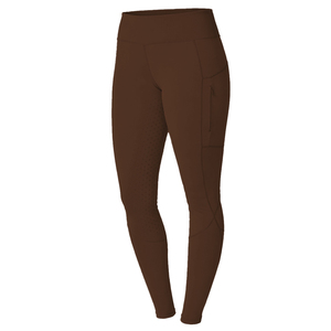 Leggings de equitación para mujer con agarre de silicona en las rodillas, mallas de equitación de cintura alta, ropa deportiva sin costuras para yoga y fitness. - Product Image 1