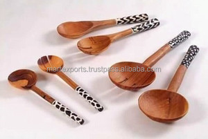 ช้อนกาแฟไม้ขนาดเล็กชามสำหรับใช้ในครัวสำหรับงานแต่งงานช้อนไม้หรูหรา - Product Image 6