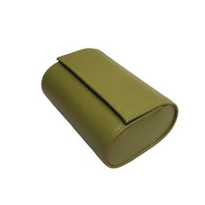 กล่องใส่/เก็บนาฬิกาหนังแท้สุดหรู พร้อมช่องใส่แบบมีซับในกำมะหยี่นุ่ม ของขวัญแต่งงาน สลักโลโก้แบบกำหนดเองได้ - Product Image 1