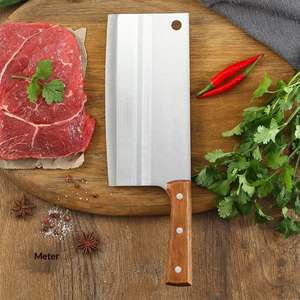 Couteau à découper la viande LEGACY BLADES, fait main, en acier à haute teneur en carbone, écologique, passe au lave-vaisselle, lame tranchante comme un rasoir, manche en bois, pour la cuisine - Product Image 5