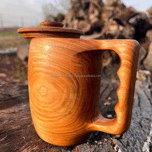 Tasse en bois Tasse à thé en bois de bambou naturel Tasse à café Tasse à vin Tasse à café d'Inde - Product Image 4
