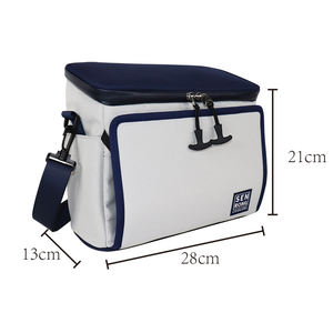 Zipper Closure Camouflage SENDA Insulated 15L Polyester Portable Classic Style Cooler Bag for Picnic Food Storage - Product Image 5