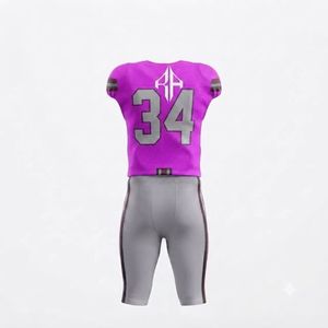 Uniforme de Fútbol Americano con Cuello en V, Sublimado, Corte Regular, 100% Poliéster, Material Premium de Alta Calidad para Hombre - Product Image 3
