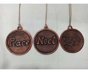 Adornos Navideños de Aluminio de Alta Calidad en Forma de Corazón, Juego de 3, Decoración Colgante para Árbol, Resistentes a los Golpes, al Mejor Precio - Product Image 4