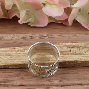 Wholesale 925 Sterling Silver Flower Band Ring Vintage Floral <b>Daisy</b> Rose Pattern Ring for Women Dainty Inspired Band <b>Gift</b> - Product Image 4