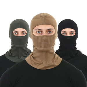 Chapeau personnalisé avec logo sur mesure pour hommes et femmes, masque de ski d'hiver, balaclava en polaire unisexe avec faible MOQ - Product Image 2
