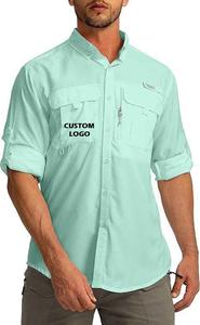 Pull-over décontracté pour homme, manches longues, imperméable, coupe-vent, léger, anti-UV, polyester/spandex UPF 50, pêche, chasse - Product Image 3