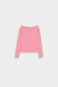 Camiseta de Manga Larga para Mujer, Cuello Redondo, Suave, Informal, Transpirable, Calidad Premium, 100% Algodón, Ecológica, Personalizable - Product Image 3