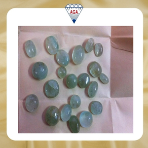 Cabochons d'émeraude naturelle de haute qualité, pierres précieuses vertes et bleues, pierres minérales facettées pour la fabrication de bijoux, bagues, colliers - Product Image 6