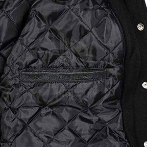 Chaqueta Clásica de Invierno para Hombre, Estilo Letterman, Prenda Exterior Informal y Elegante, Cierre Frontal, Ajuste Cómodo para Moda Urbana, Uso Diario y Viajes - Product Image 4