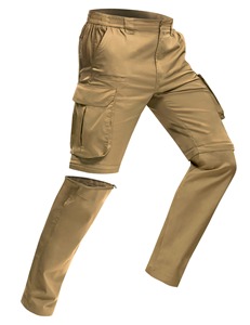 Lightweight Men's Cargo Hiking <b>Pants</b> with <b>Detachable</b> <b>Legs</b> Multi Pocket Outdoor Casual Trousers - Product Image 3