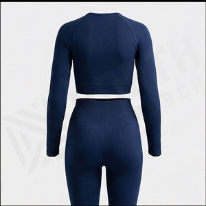 Conjunto de Yoga sin Costuras de Secado Rápido para Mujer, Sujetador Deportivo Reversible, Leggings Transpirables, Ropa Deportiva, Color Personalizado - Product Image 2
