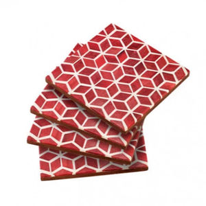 Posavasos de Resina Epoxi y Madera Ecológica de la Mejor Calidad con Diseño Floral para Decoración de Mesa de Fiesta por ArtisanVibe - Product Image 2