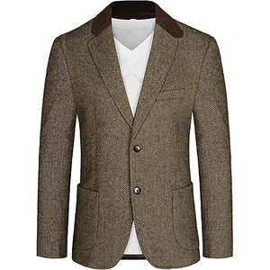Blazer Homme Haut de Gamme à Col Moderne Simple Boutonnage Imperméable Respirant Personnalisable Hiver – Meilleures Ventes - Product Image 1