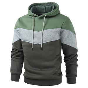 Sudadera con capucha y cremallera estampada estilo hip hop para hombre, 100% algodón polar, OEM ODM, alta calidad, precio económico, venta al por mayor - Product Image 2