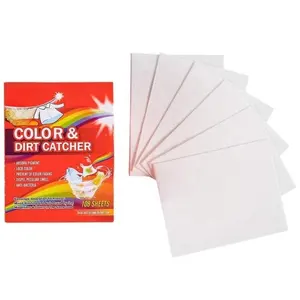 Laundry Color Absorbing Nonwoven Color Grabber Fabric Catcher Sheet Dye Trapping Tablets
