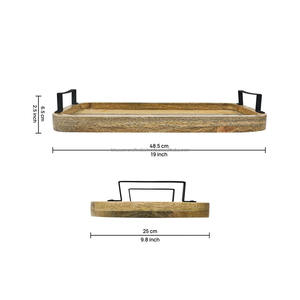 Plateau en bois minimaliste, meilleure qualité, best-seller, durable, écologique, pour servir, décoratif, pour la maison, la cuisine, design et style - Product Image 2