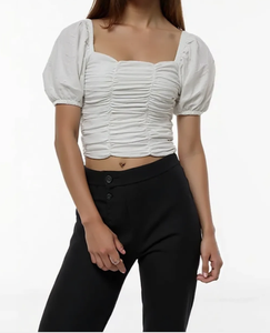 Women's Casual Shirt Sustainable Garment Washable OEM ODM From Vietnam Clothing Manufacturer Good Price for Wholesale - Product Image 2