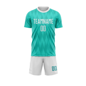 Breathable Quality Quick Dry Soccer Jersey and <b>Shorts</b> 2 piece Football Uniforms made of 100% <b>Polyester</b> - Product Image 1