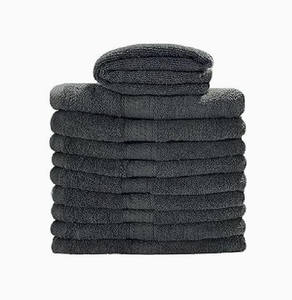 ผ้าขนหนูเช็ดหน้าเนื้อนุ่มสีเทา พรีเมียม ผลิตจากผ้าฝ้ายถัก ซึมซับน้ำได้ดี แห้งไว เหมาะสำหรับเช็ดผม เช็ดหน้า ใช้ในโรงแรม สปา และร้านเสริมสวย - Product Image 1