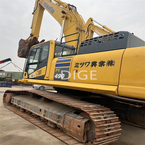 Excavatrice sur chenilles hydraulique Komatsu PC490-10 d'occasion d'origine japonaise, 49 tonnes, modèle 2018, bon état, moteur, pompe, godet de 2,8-4,0 m - Product Image 3