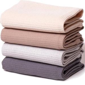 Lot de torchons de cuisine 100 % coton tissé 45x45cm à motif à carreaux, séchage rapide, serviettes à vaisselle, serviettes à thé, vente en gros, OEM, direct usine - Product Image 4