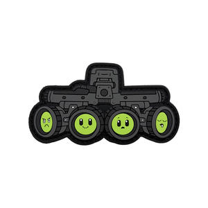 Patch en caoutchouc PVC souple, logo personnalisé, badge gaufré pour chapeaux, vêtements, sacs, uniformes tactiques, à thermocoller ou à coudre, fabricants en gros - Product Image 2