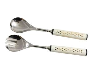 ชุดช้อนส้อมมีด้ามจับกระดูกเครื่องครัวชุดเครื่องใช้ในครัวเครื่องใช้ในครัวของใช้ในครัวเรือนเครื่องครัว18/8ตามต้องการ - Product Image 1