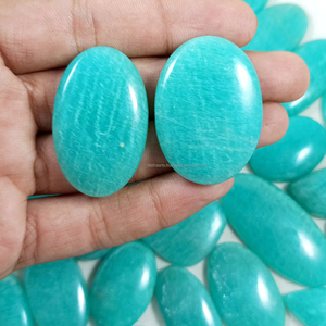 Cabujón de Amazonita Natural de Alta Calidad, Piedra Preciosa Azul Verde Pulida, Piedra Suelta para Joyería - Product Image 3