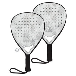 Raqueta de Pádel Profesional de Alta Calidad, 100% Carbono, Superficie Suave, Ligera, Duradera, Ecológica, con Bolsa, Unisex, 3K - Product Image 4