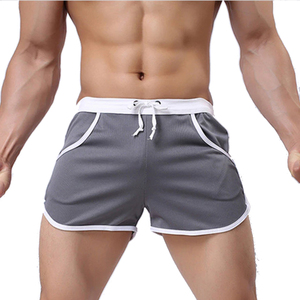 Vente en gros de maillots de bain pour hommes de haute qualité, été, fitness, logo personnalisé, séchage rapide, respirant, taille élastique, 100% polyester, toile - Product Image 4