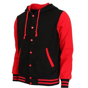 Sweats à capuche personnalisés à la mode devant entièrement zapper up mode perte de coupe poids lourd coupe ajustée bouton personnalisé pull à capuche en tricot - Product Image 5