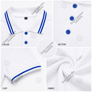Camiseta Polo Negra para Mujer de la Hermandad AKA, Manga Corta, con Escudo Bordado, Informal, Prenda Griega, Elegante y Transpirable - Product Image 6